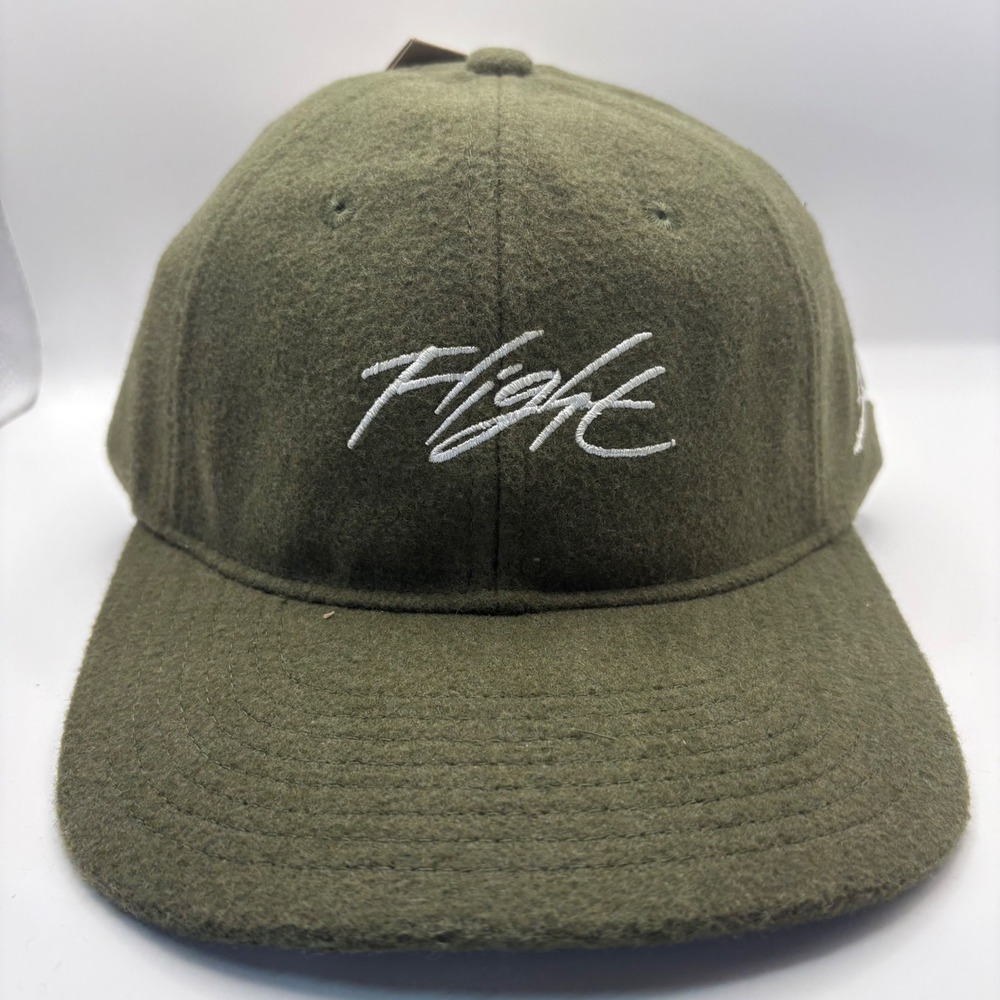 Jordan Flight Adult Unisex Olive Green Wool Blend S/M Baseball Cap New With Tags